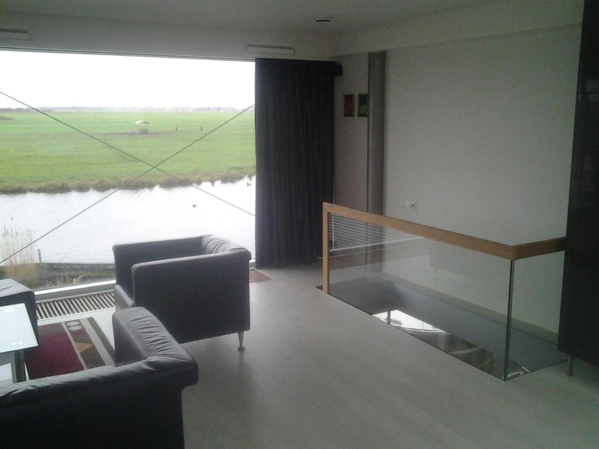 잔담 Huisje Aan Het Water, Omgeving Amsterdam 빌라 외부 사진