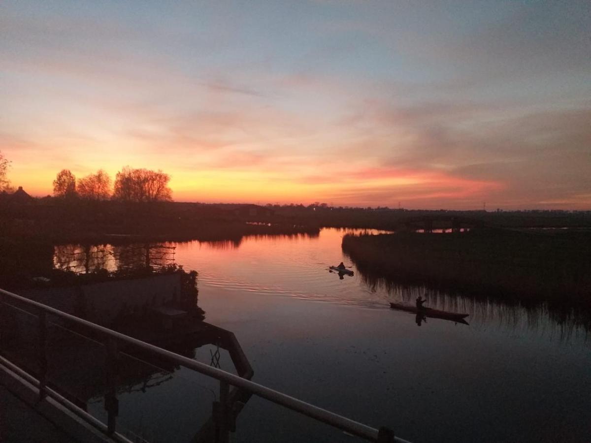 잔담 Huisje Aan Het Water, Omgeving Amsterdam 빌라 외부 사진