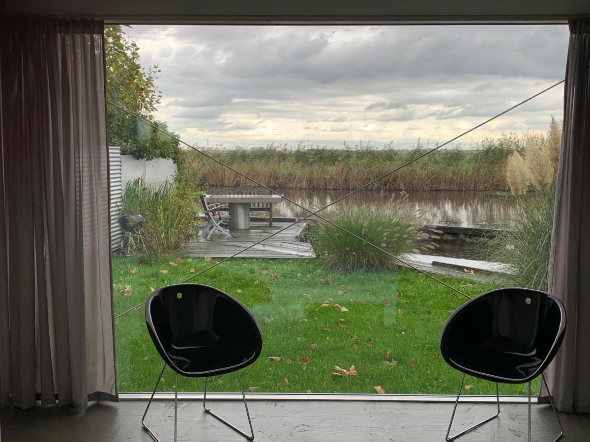 잔담 Huisje Aan Het Water, Omgeving Amsterdam 빌라 외부 사진