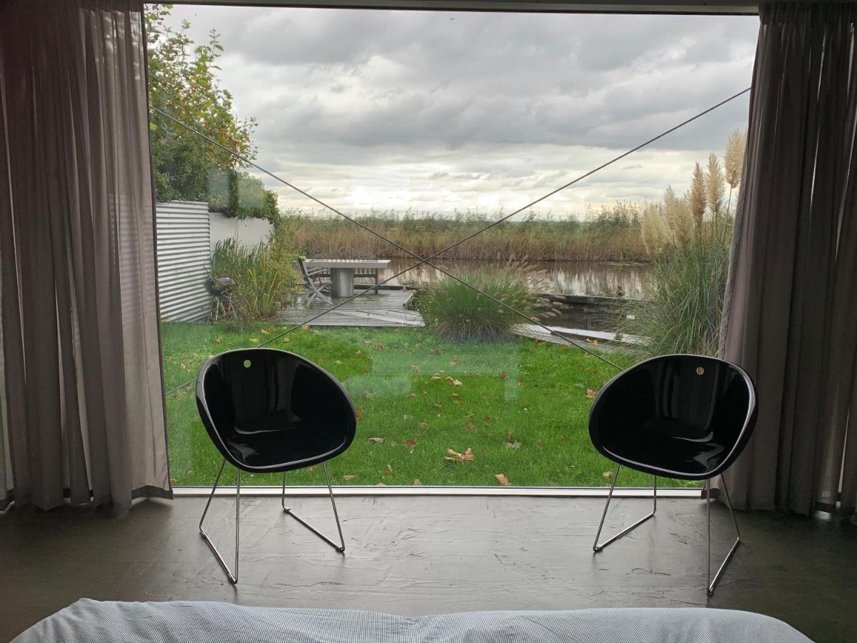 잔담 Huisje Aan Het Water, Omgeving Amsterdam 빌라 외부 사진